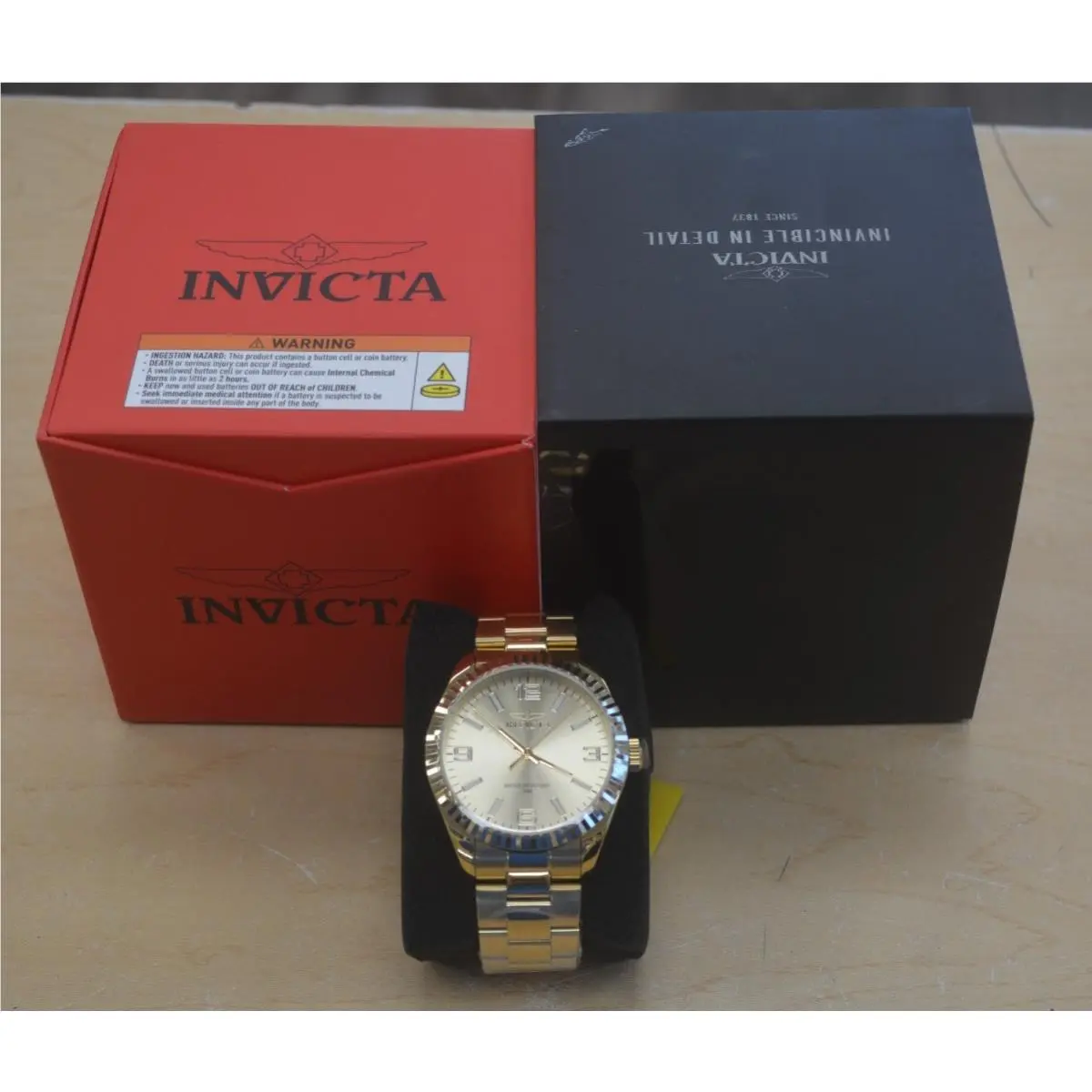 Invicta 47460 Gold Tone Speedway Mens Watch