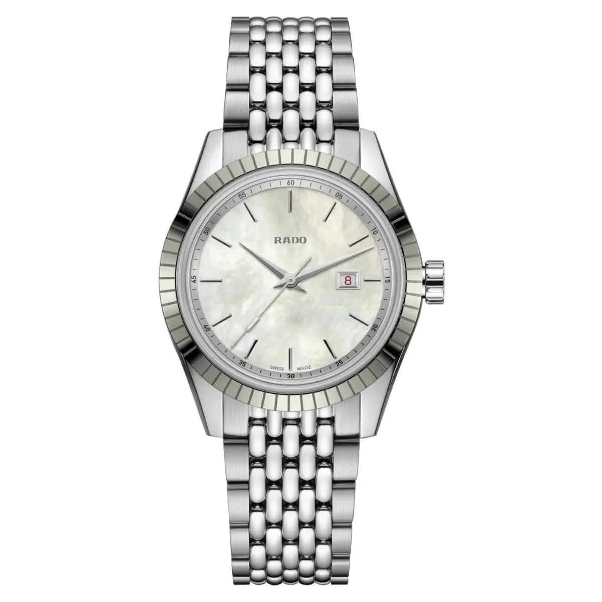 Rado Women`s Hyperchrome White Dial Watch - R33104918