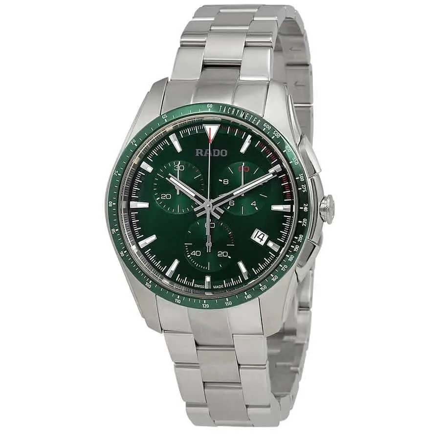 Hyperchrome Chronograph Green Dial Men`s Watch R32259313 by Rado