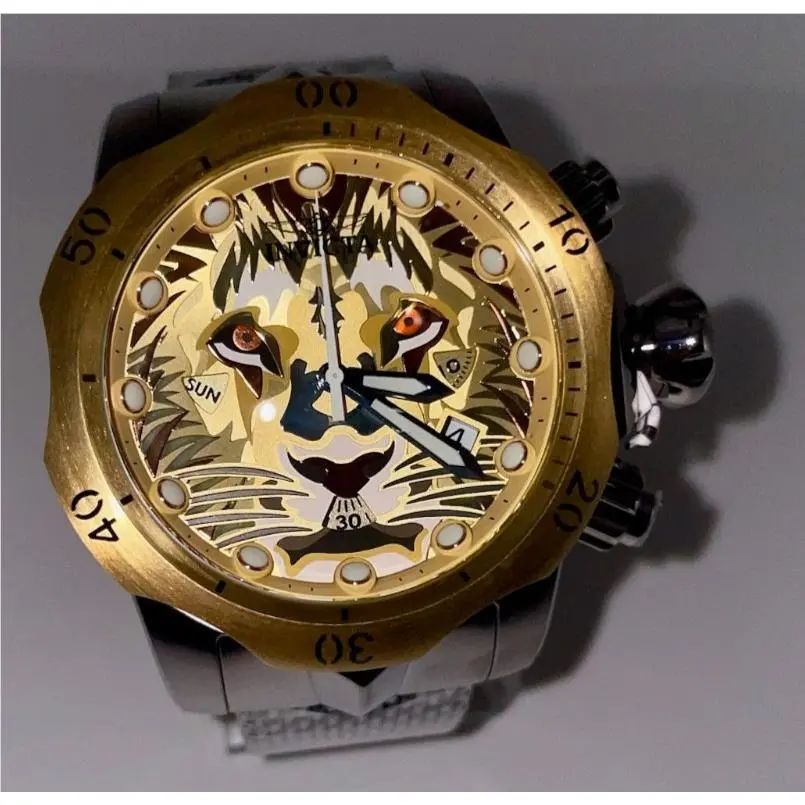 Invicta Venom Lionheart Swiss Ronda Z60 Caliber Men`s Watch - 53.7mm 48171