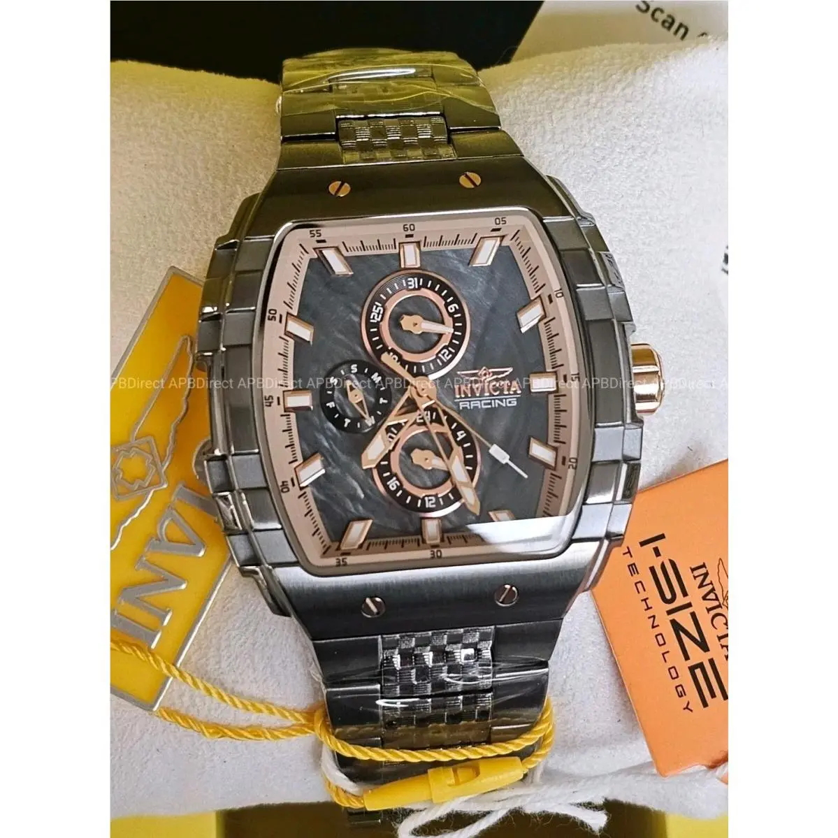 Invicta - S1 Rally - Gunmetal / Rose Gold Multifunction Quartz Mens Watch