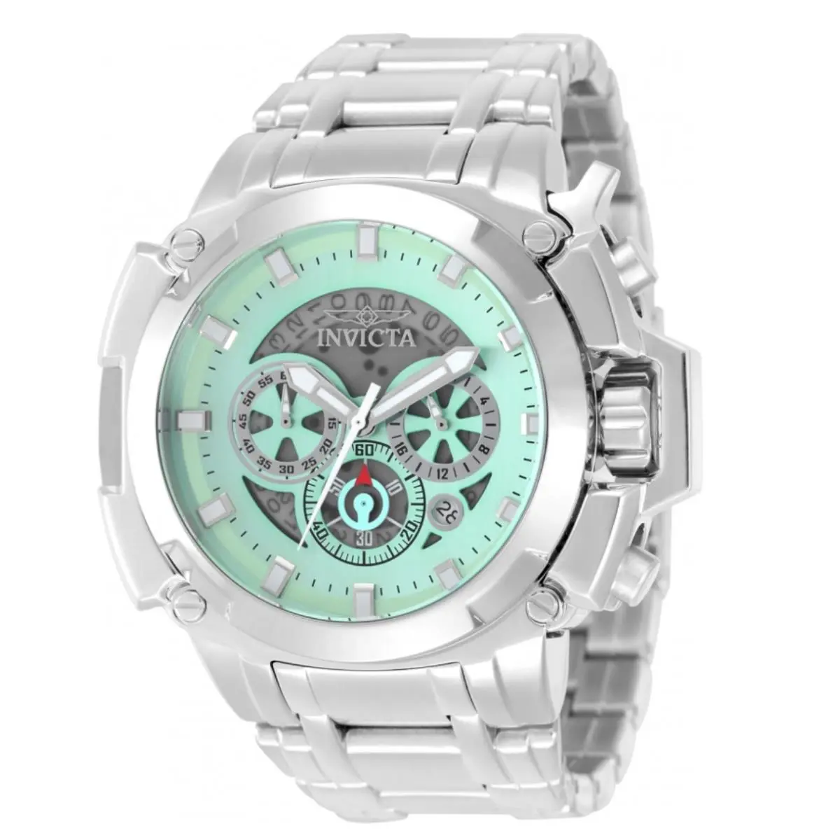 Invicta Coalition Forces Behemoth Men`s 60mm Skeleton Chrono Watch 49773