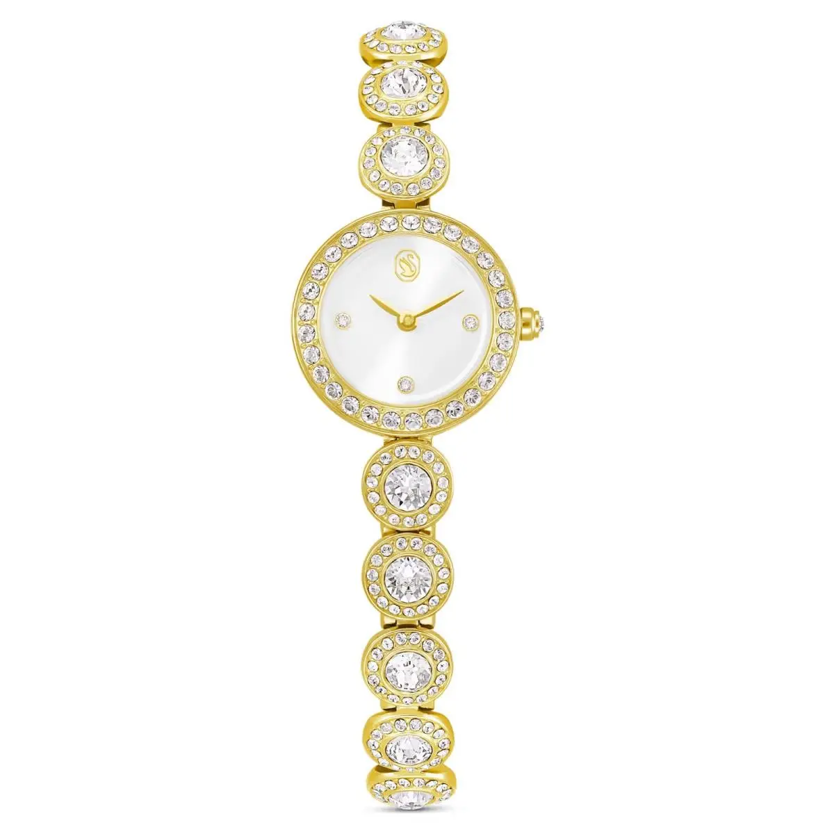 Swarovski Crystals Una Angelic Watch Crystal Bracelet Gold-tone Finish 5750500