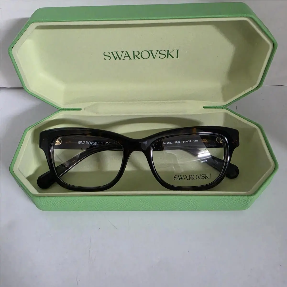 Eyeglasses SK 2022 1001 Glasses Gloss Black 53mm with Case and Coa by Swarovski