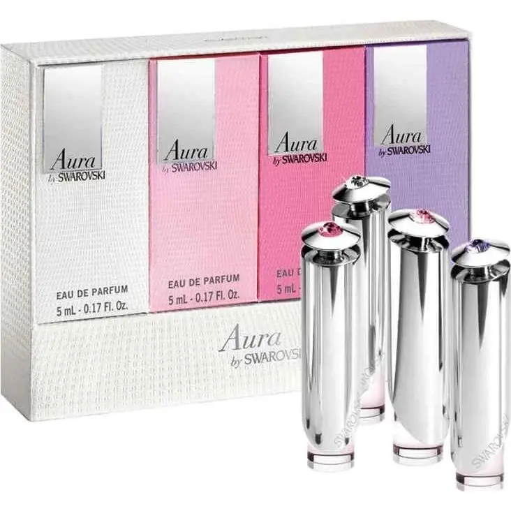 Aura  Fragrance Collection Eau De Parfum 4 x 5 ml Mini by Swarovski