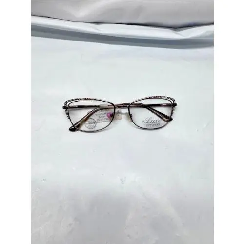 Luxe Eyewear WF WLO461 W/swarovski Crystal Frame 53-17-135-Brown w/ Defect by Swarovski
