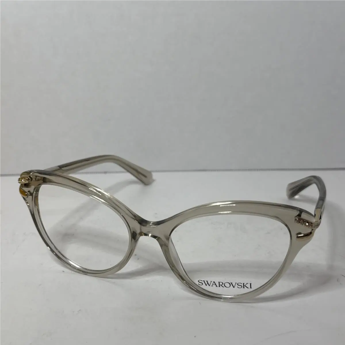 Eyeglasses SK 2030 3003 Cats Eye Clear Beige 55 18 140 by Swarovski