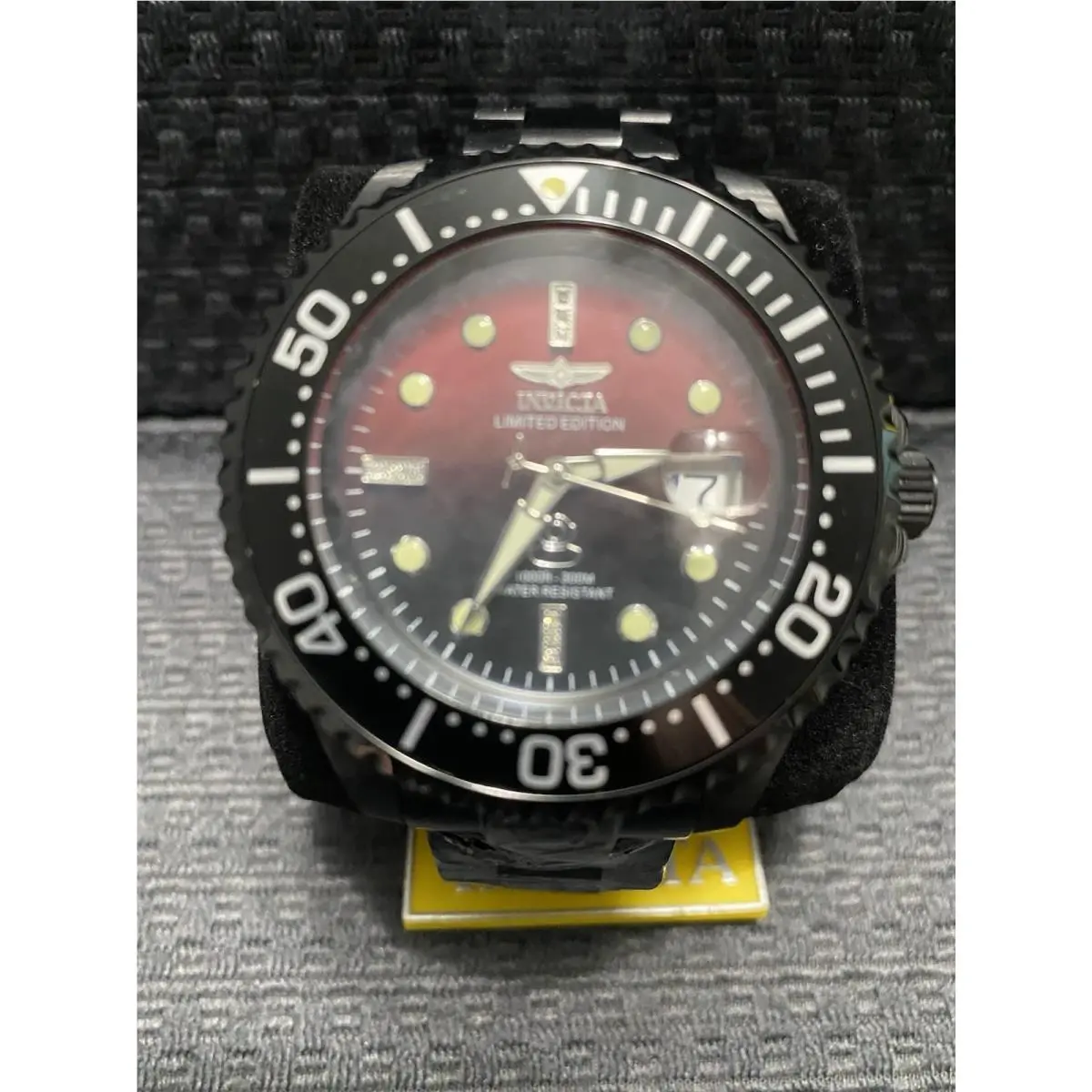 Invicta 47mm Grand Diver Automatic Fade Diamond Accents LE Watch Model 32921