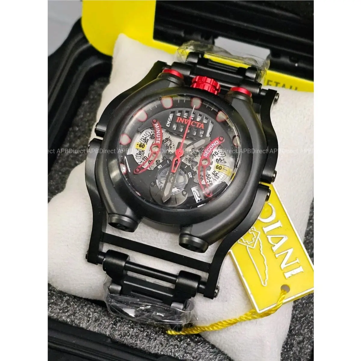 Invicta Sea Hunter - Hinged Case Spinning Dials - Chronograph Mens Watch