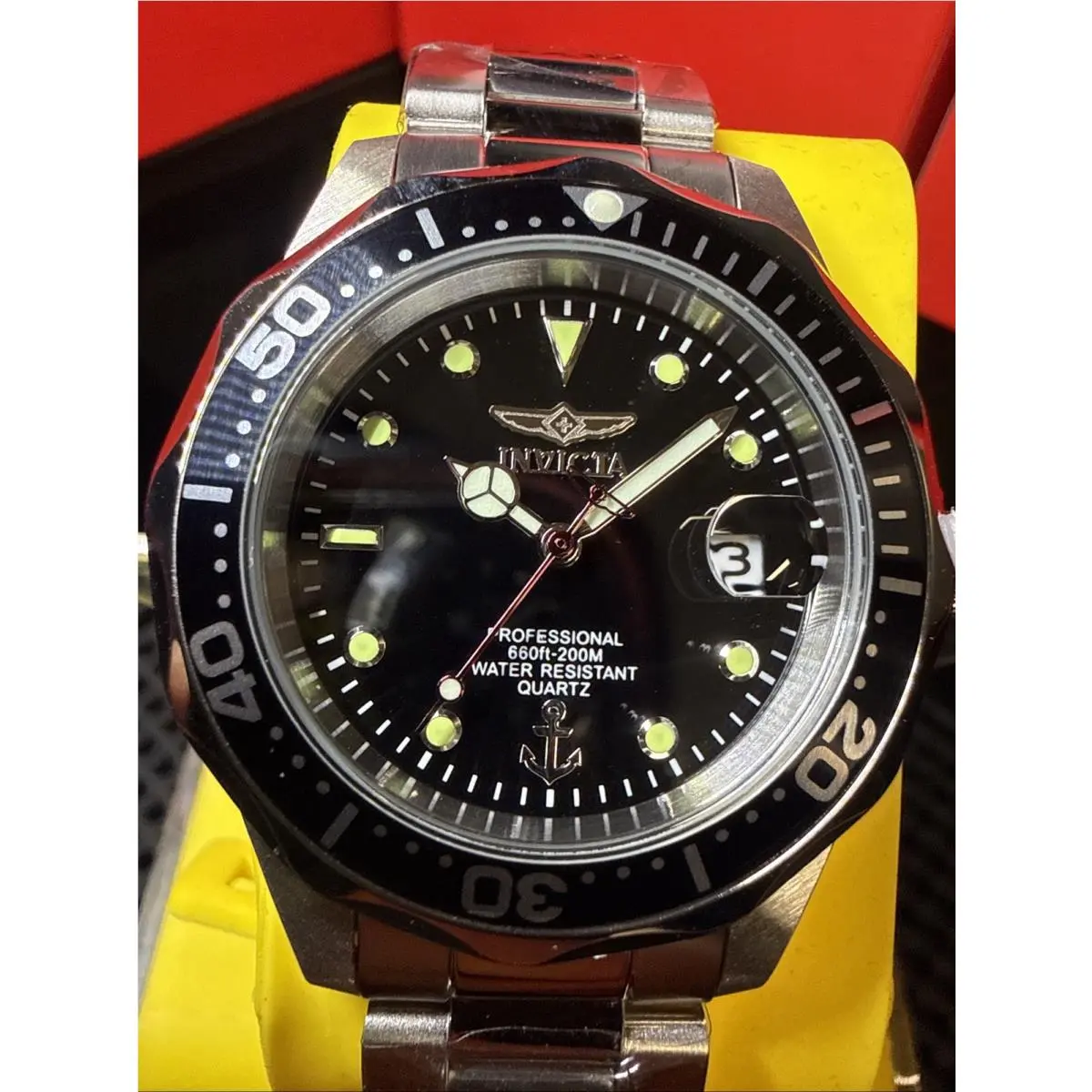 Invicta Ocean Voyage Men`s Stainless Steel Watch 37.5mm 47667