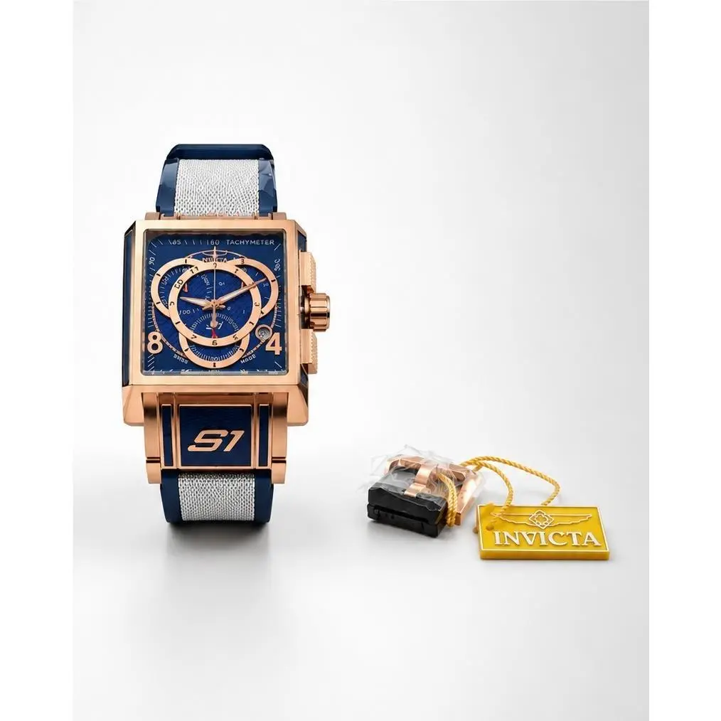 Invicta Mens 11689 Swiss Made with Defects Broken Strap Dead Battery