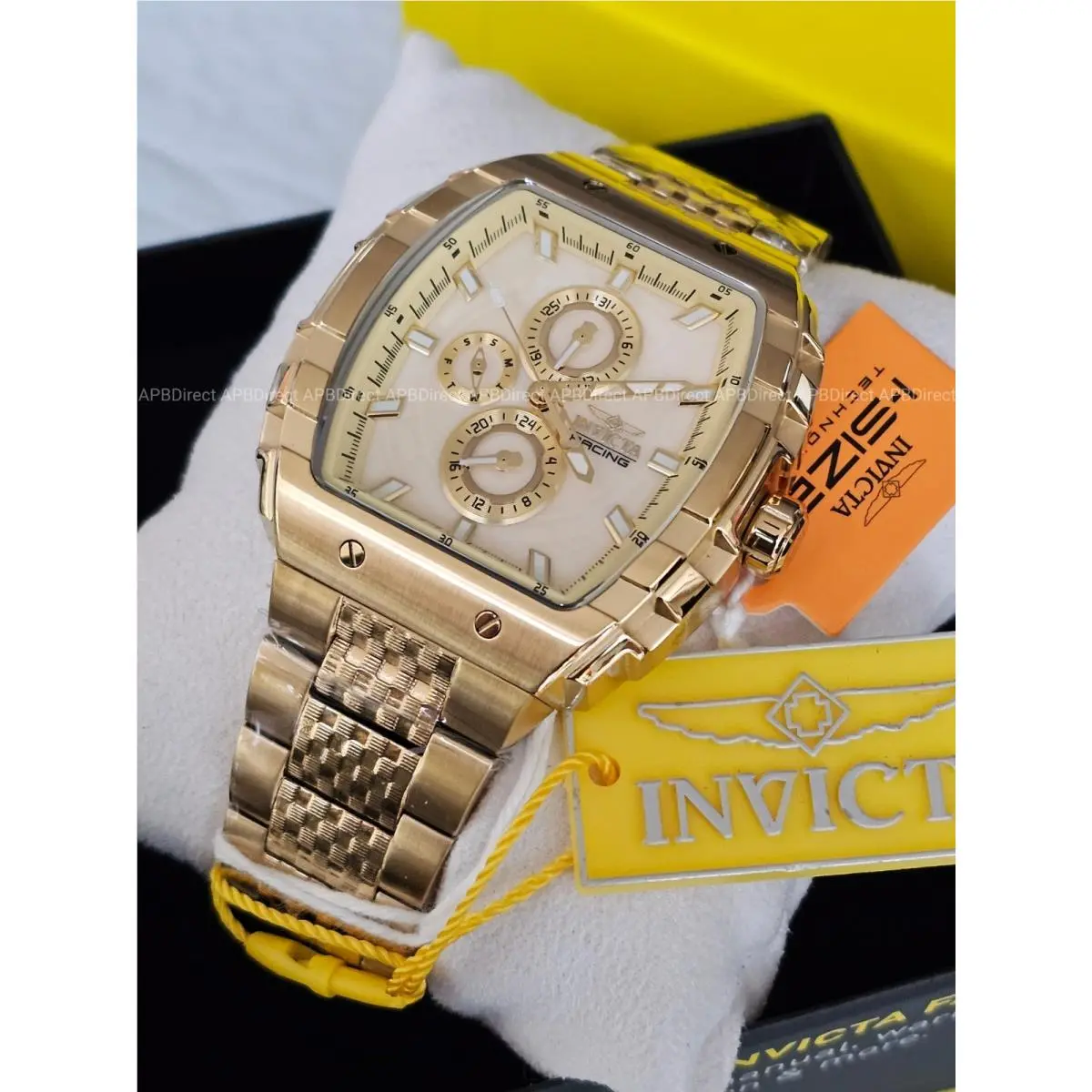 Invicta - S1 Rally - Gold Case Bracelet Multifunction Quartz Mens Watch