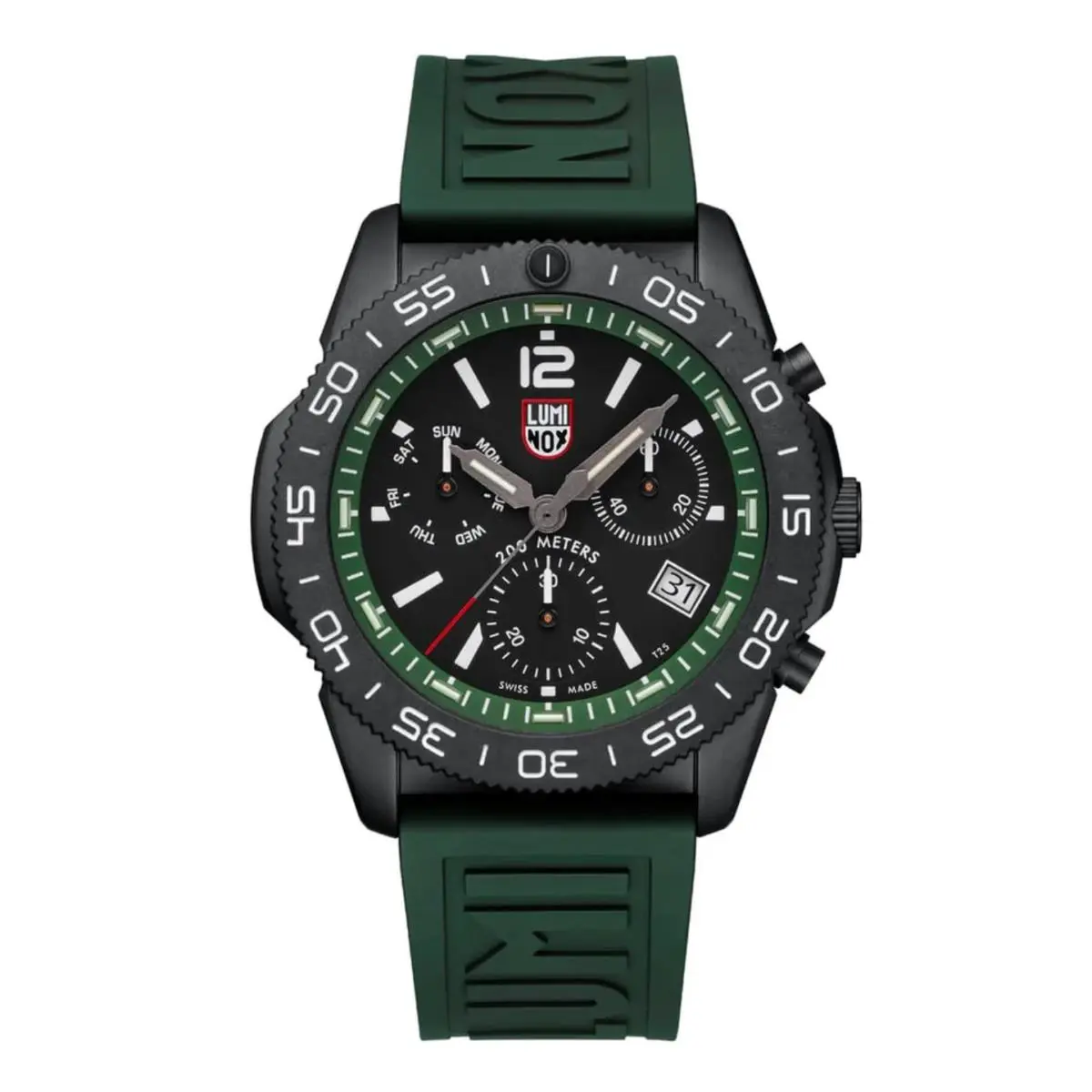 Luminox Pacific Diver Forest Green XS.3147 Swiss Chronograph 200M Watch