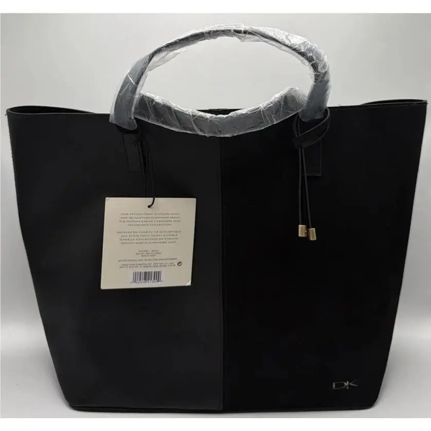 Dkny Donna Karen Large Two Tone Vegan Leather and Suede Tote Bag. W/tags by DKNY