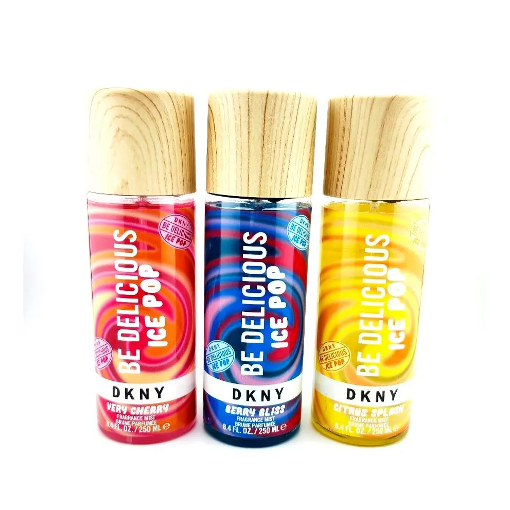 Bundle OF Three-fragrance Mist-dkny BE Delicious Ice POP-SPR-8.4 OZ-250 Ml-italy
