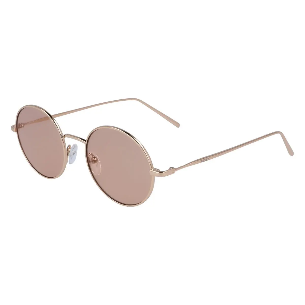 Dkny DK105S 770 Sunglasses in Rose Gold Dkny Women`s Round Sunglasses 47-19-135 by DKNY