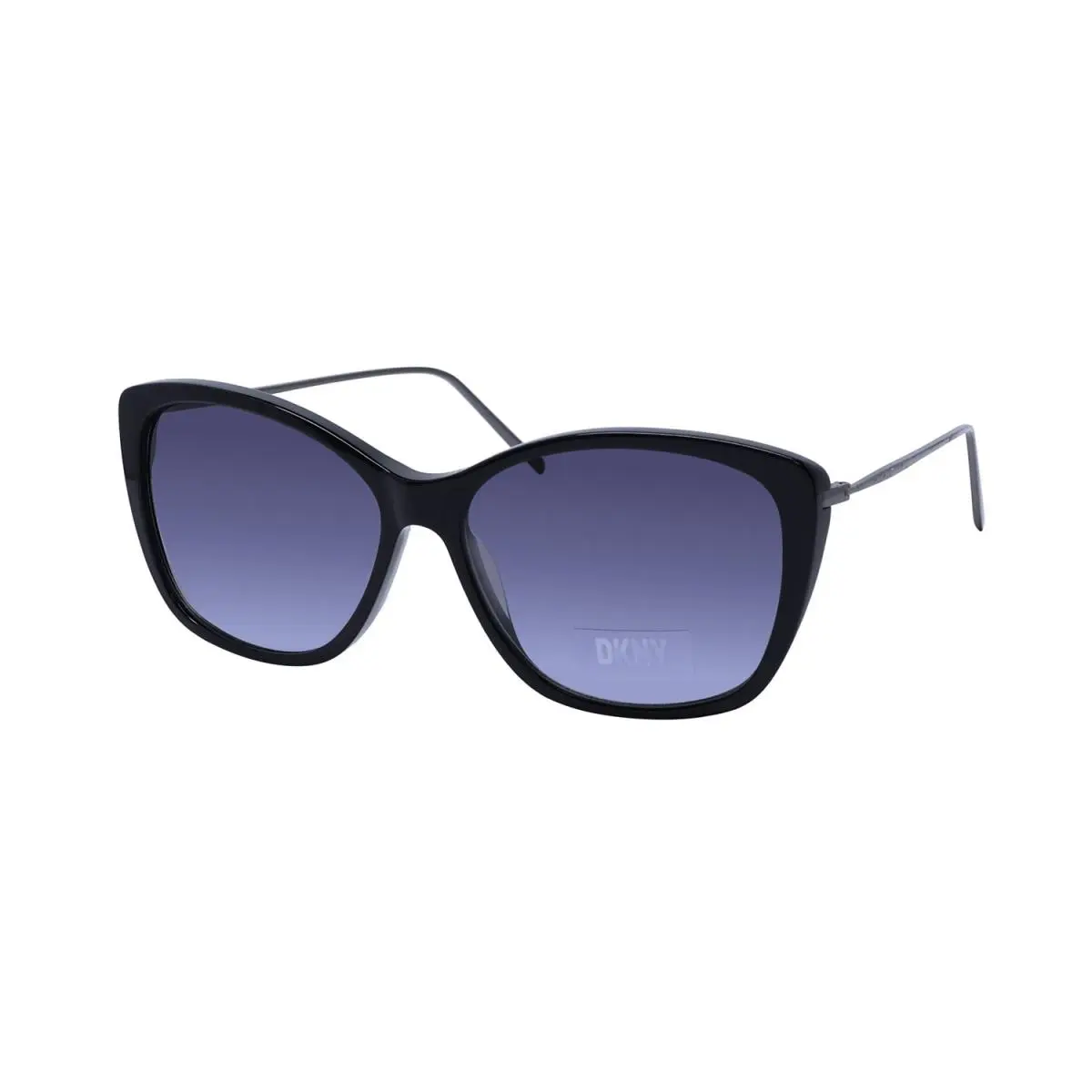 Dkny DK702S Sunglasses Black Womens Plastic 57-14-140 Full-rim Square 001