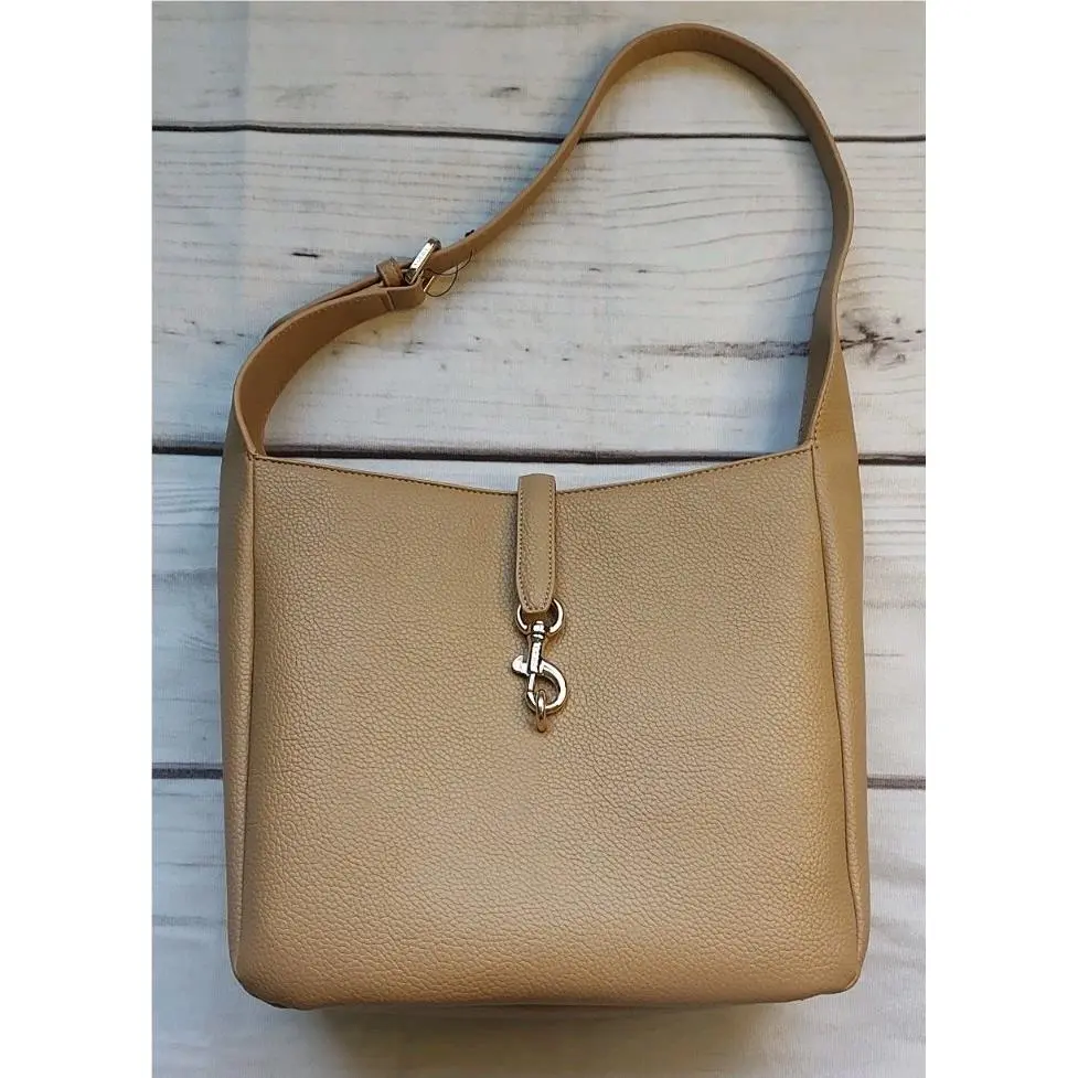 Dkny Beige/brown Kaire LG Hobo Over The Shoulder Women`s Purse Mrsp