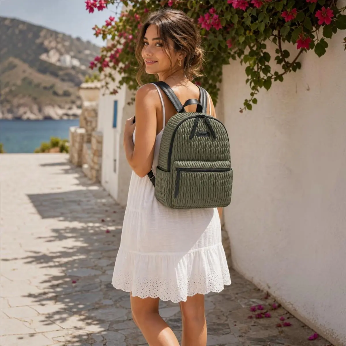 Dkny Mack Backpack – Olive