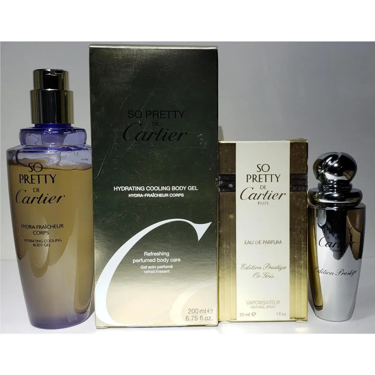 SO Pretty DE Cartier Edition Prestige Edp Spray 1 oz + Hydrating Body Gel 6.75oz