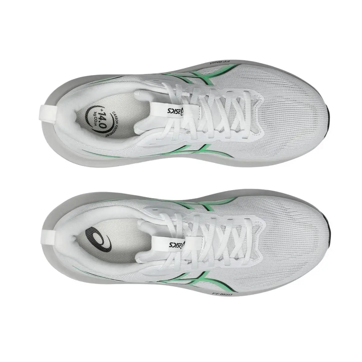 Asics shoes - White/Green 9