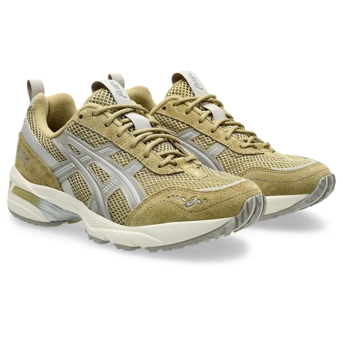 Asics GEL-1090V2 1202A480-250 Sneaker Women Khaki Beige Sportstyle Shoes DWA2287
