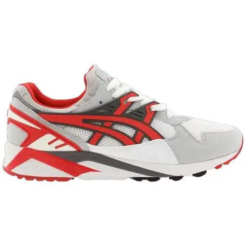 Men`s Asics White Fairy Red Gel-kayano Trainer Sneakers H403N-0123
