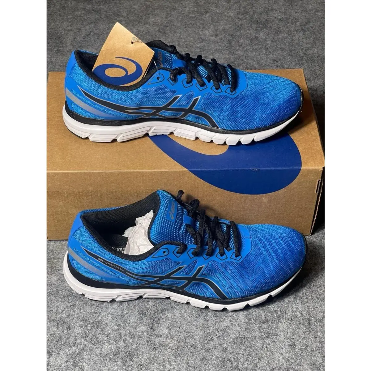 Asics Men`s Gel-zaraca 5 B Running Shoes in Directoire Blue/black