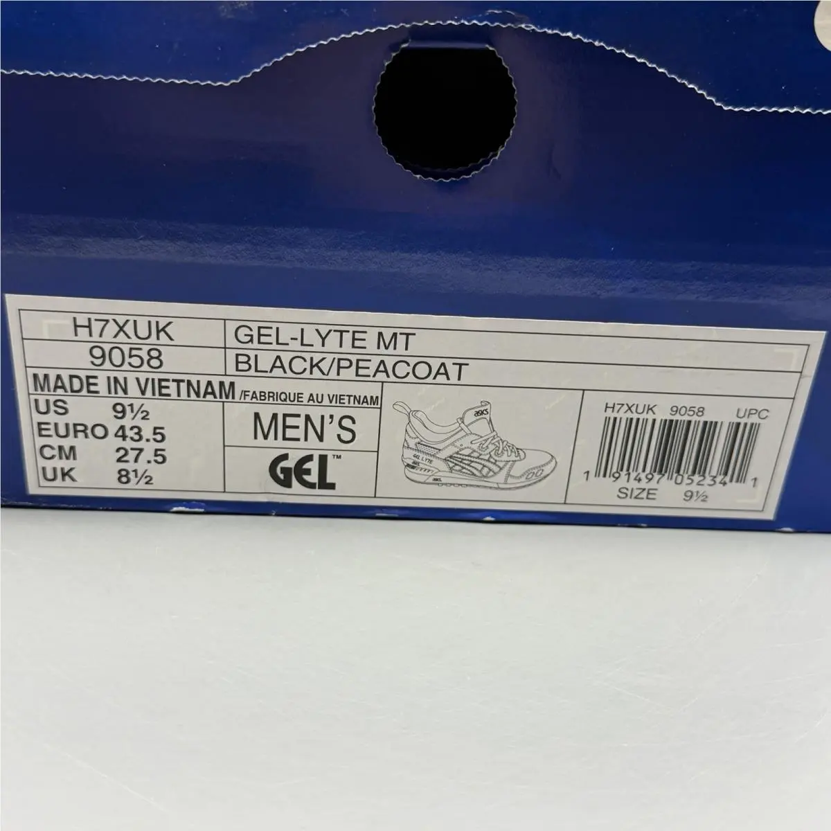 Asics shoes - ASICS GEL Lyte MT - GEL Lyte - H7XUK - Black/Peacoat (UPC: 0191497052341) 14
