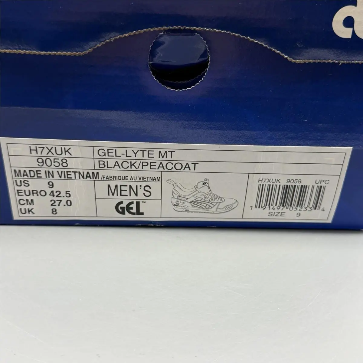 Asics shoes - ASICS GEL Lyte MT - GEL Lyte - H7XUK - Black/Peacoat (UPC: 0191497052334) 12