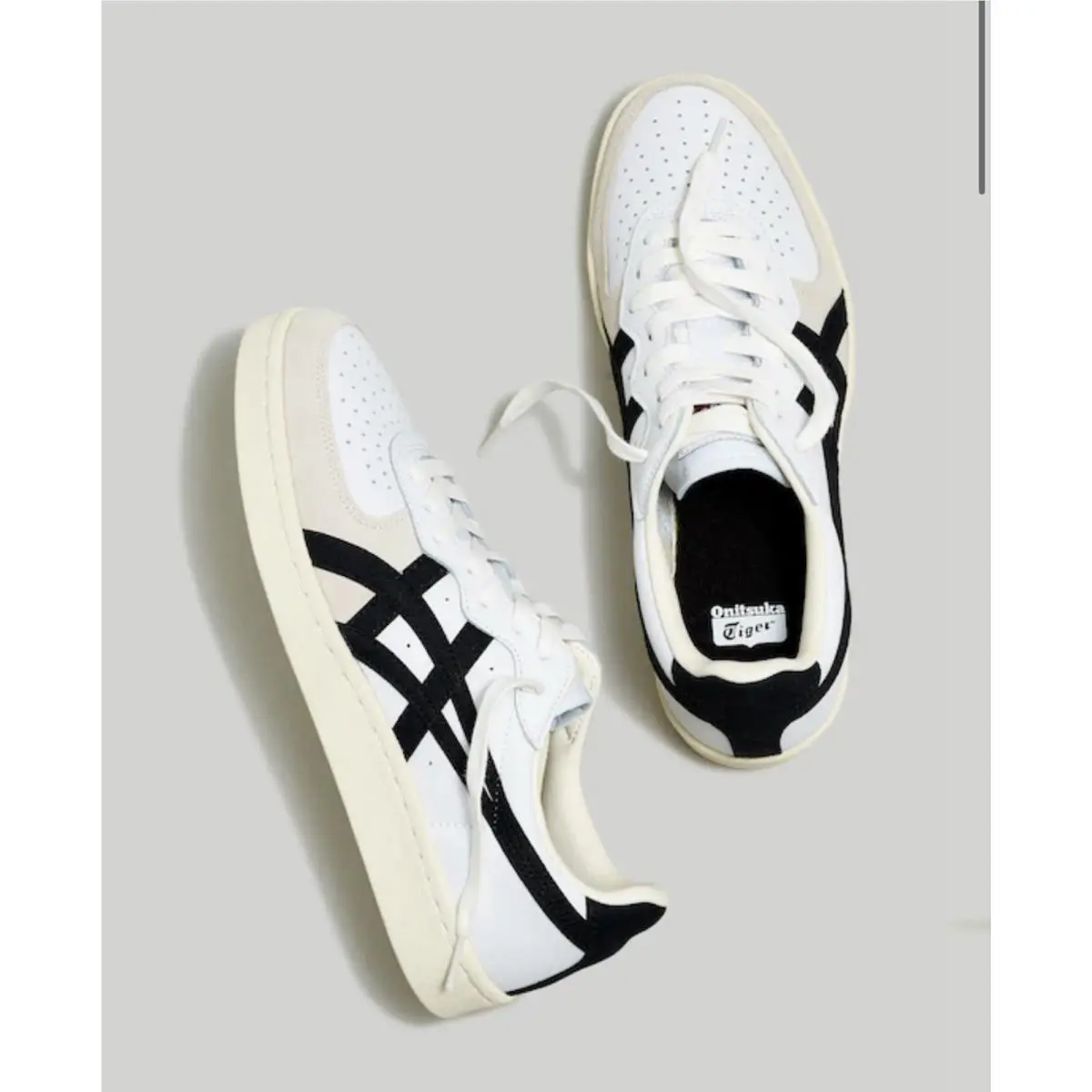 Asics 1183A803-200 Onitsuka Tiger Gsm SD White Black Madewell Size 8 Mens 9.5 Womens