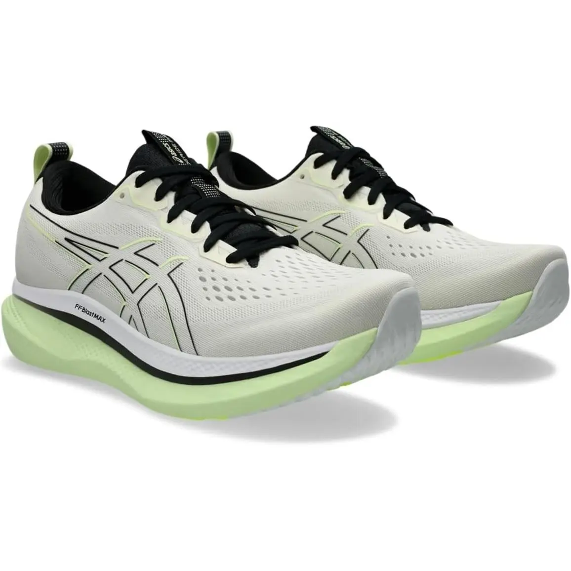 Asics Glideride Max Sneaker 1011B891-200 Birch/black Men`s Size 10