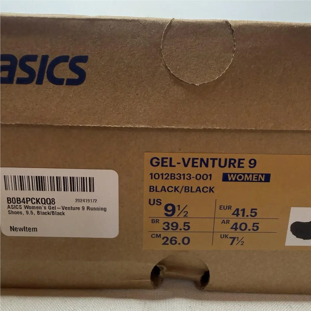 Asics shoes - Gel-Venture 9 - 1012B313 - Black 16