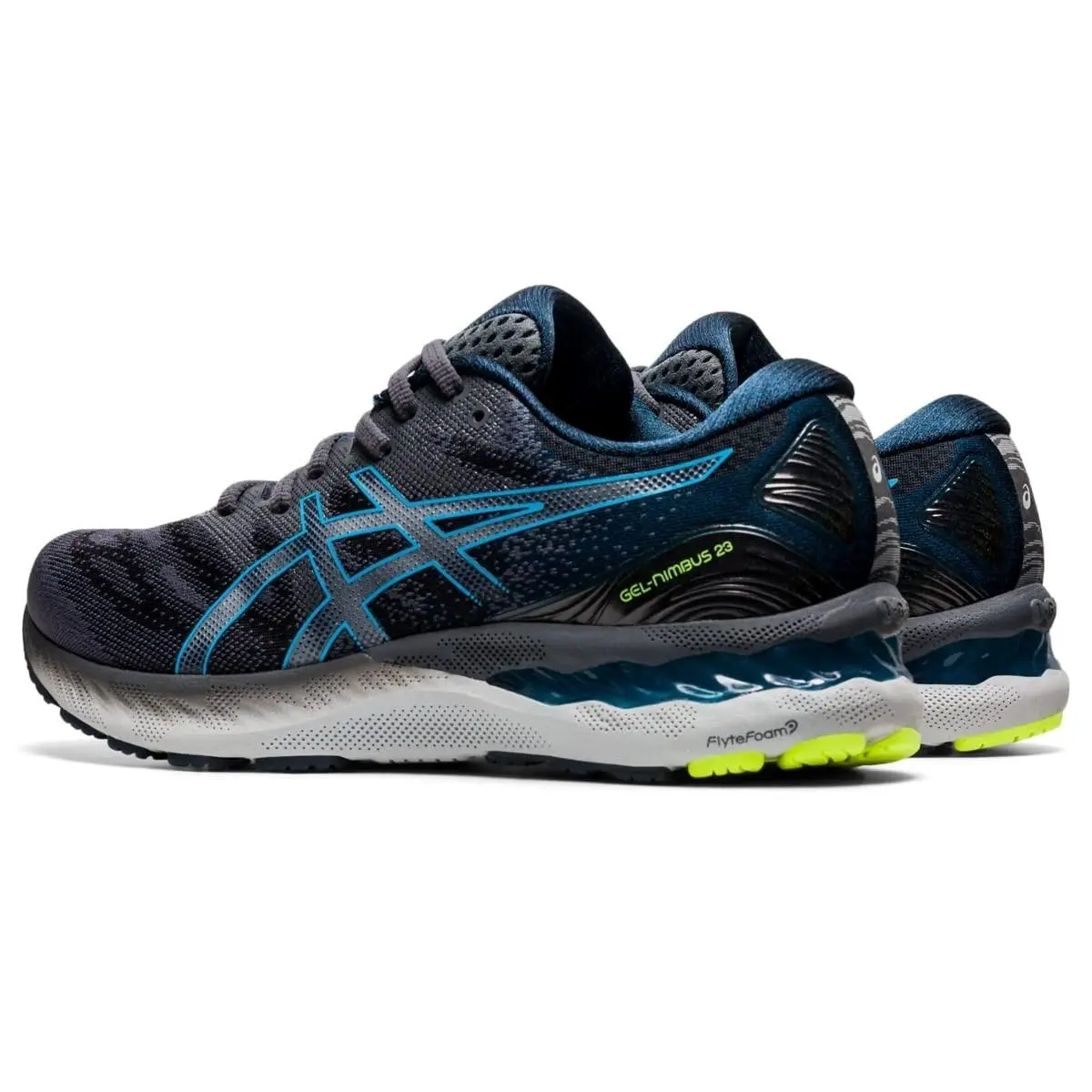 Asics shoes - ASICS Gel-Nimbus(R) 23 - 1011B006020 - Carrier Grey/Digital Aqua 2