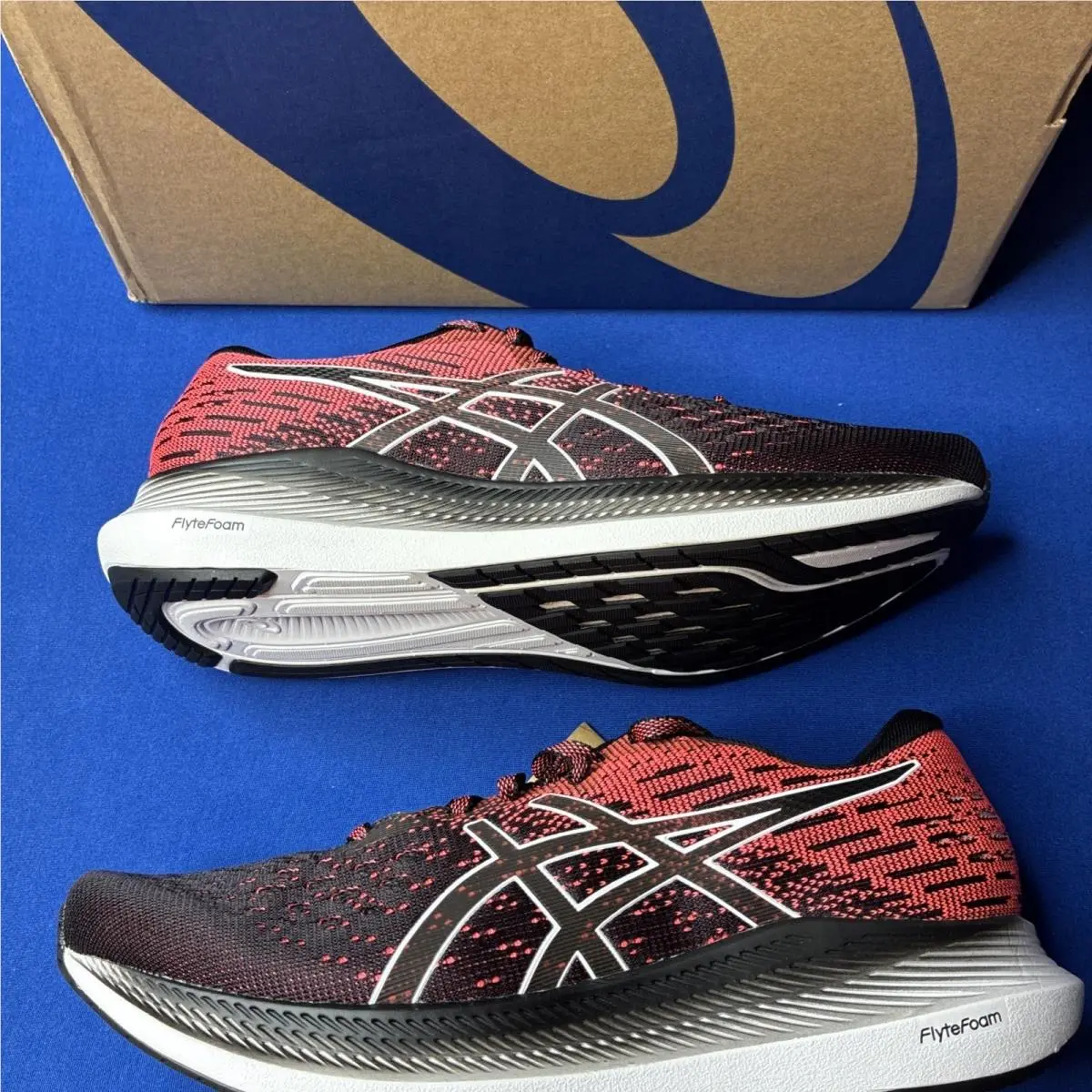 Asics Evoride 2 Womens Size 8 Red/black Running Shoes