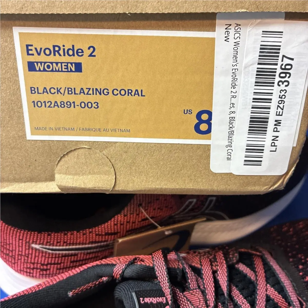 Asics shoes - Evoride 2 - Evoride - 1012A891_003 - Red 4