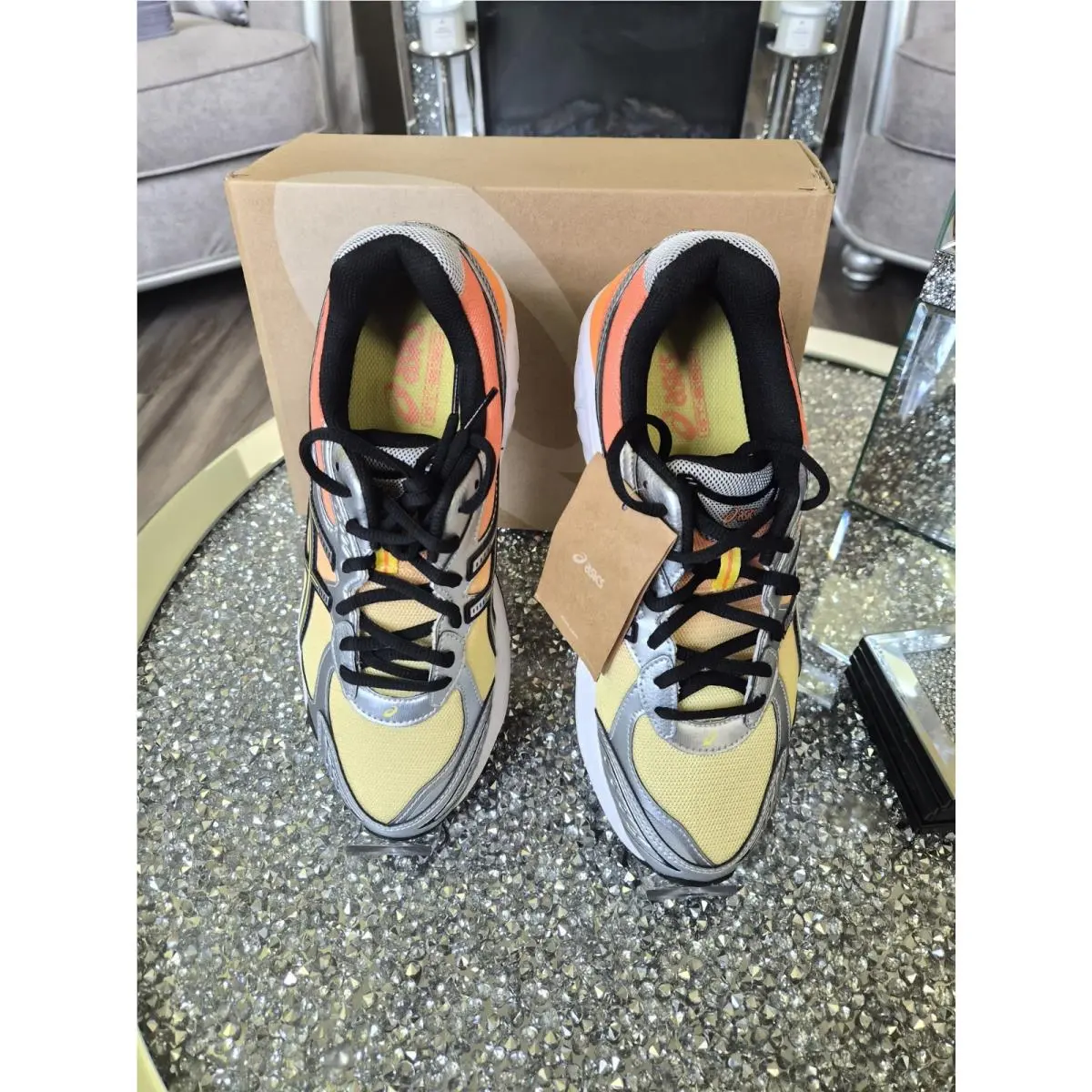 Asics GT-2160 Men`s 11/ Women`s 9.5 Sun Peach/banana Cream