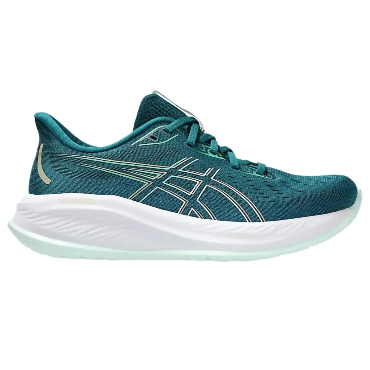 Asics Gel-cumulus 26 Rich Teal / Pale Mint 1012B600-300 Women`s Size 11 Wide