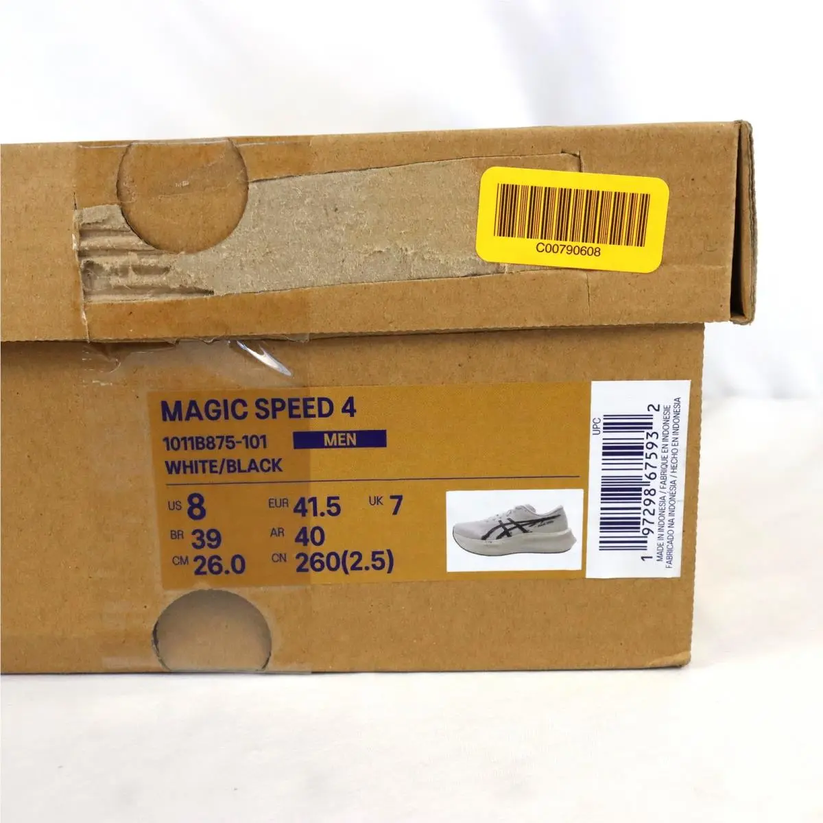 Asics shoes - 1011B875101 - 1011B875-101 - White/Black (UPC: 197298675932) 5