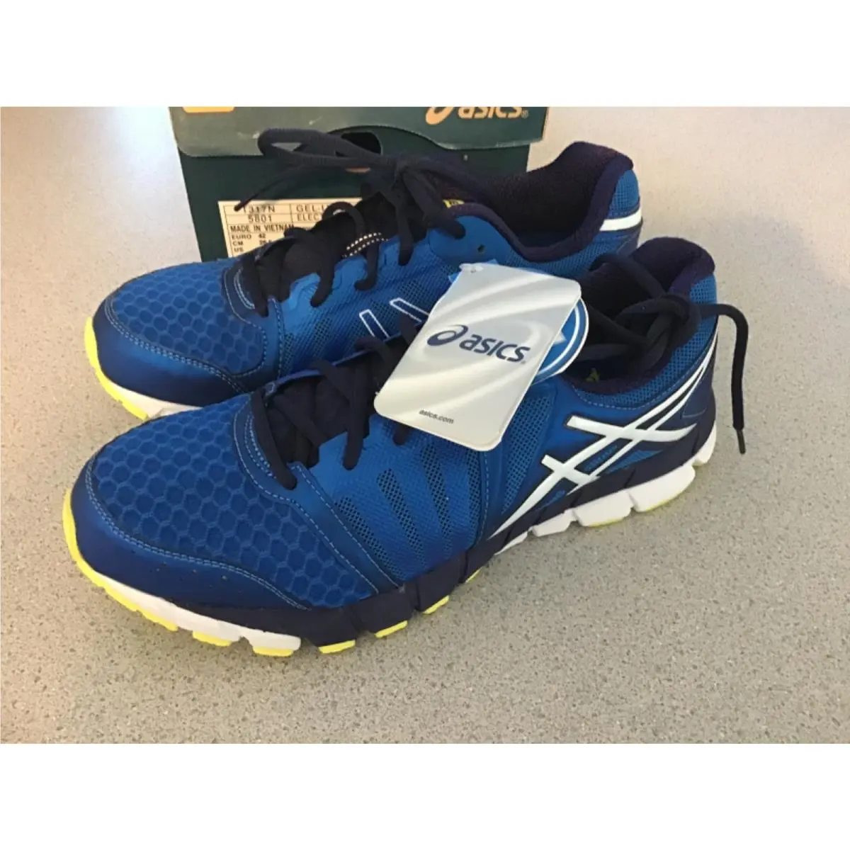 Asics shoes - ASICS GEL-Lyte - T317N - Electric Royal/White/Flash Yellow 2
