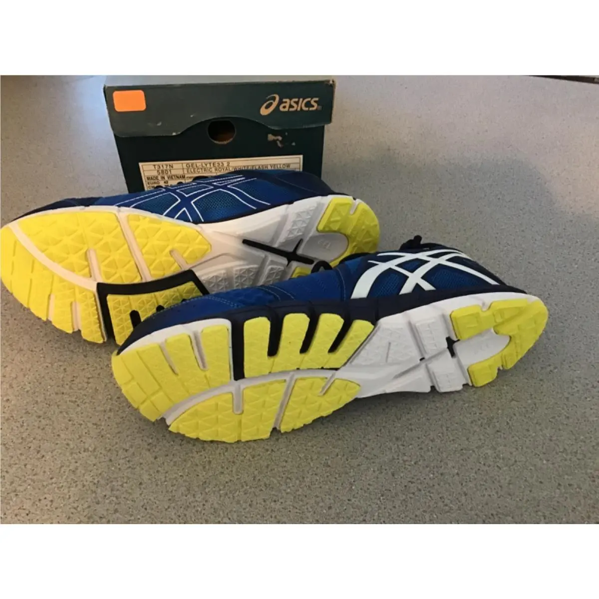 Asics shoes - ASICS GEL-Lyte - T317N - Electric Royal/White/Flash Yellow 3
