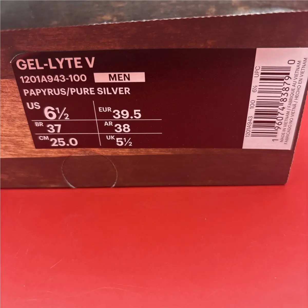 Asics shoes - ASICS GEL-Lyte - 1201A943-100 - Navy/Red 0