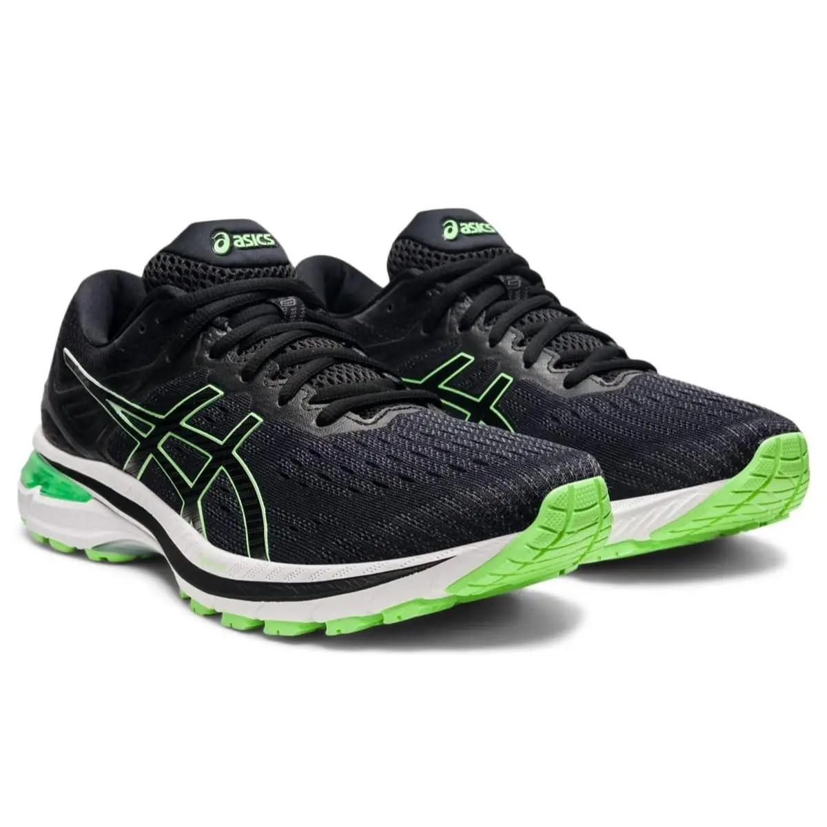 Asics GT-2000 9 Men`s Running Shoes Black/bright Lime US 11 M