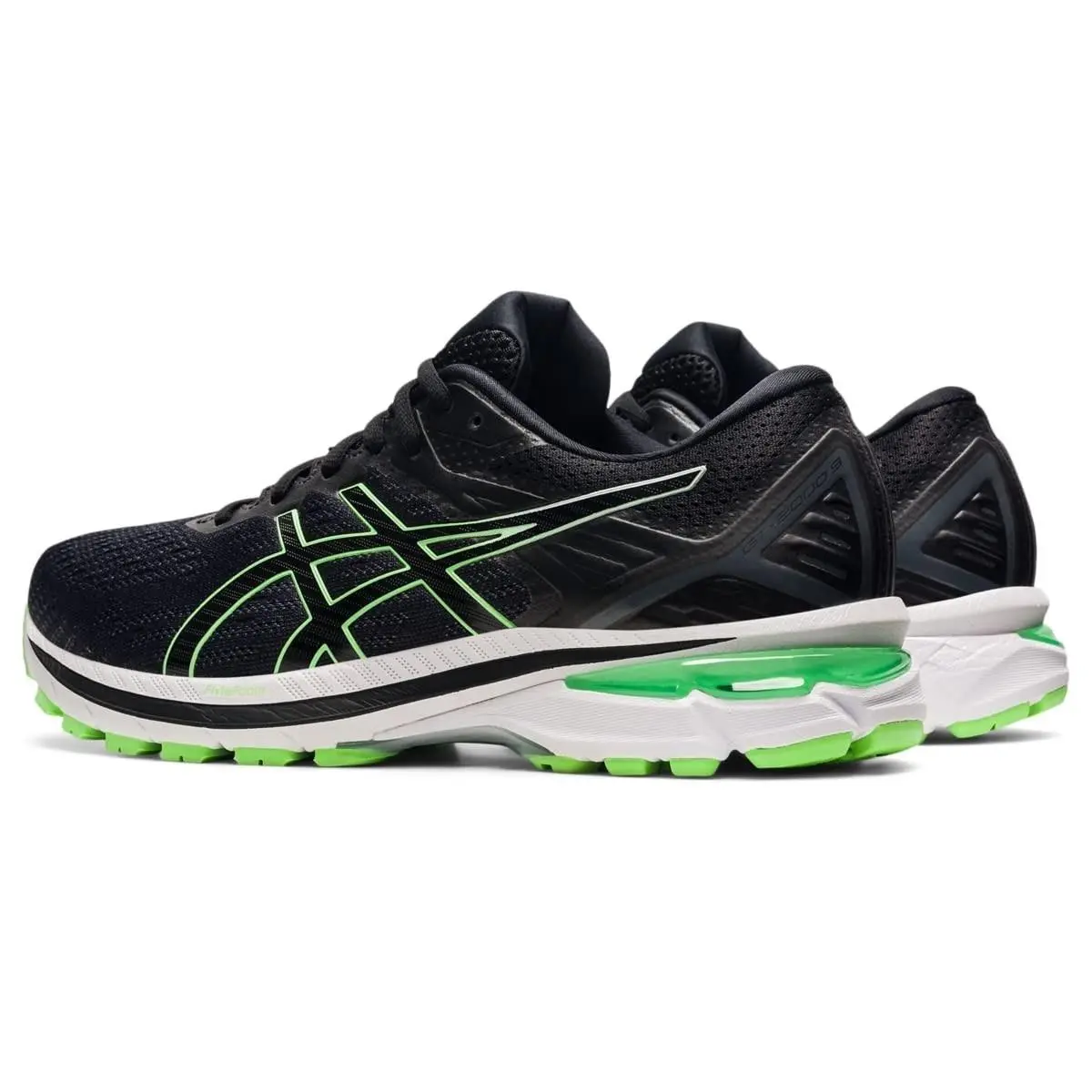 Asics shoes - ASICS GT-2000 9 - 1011A983-006 - Black/Bright Lime 2