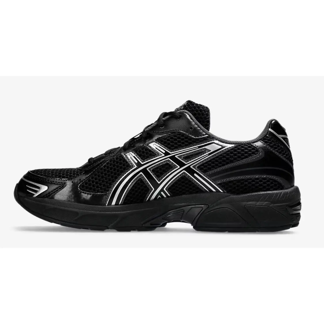Asics GEL-1130 Kids Size 4 Black Pure Silver GS