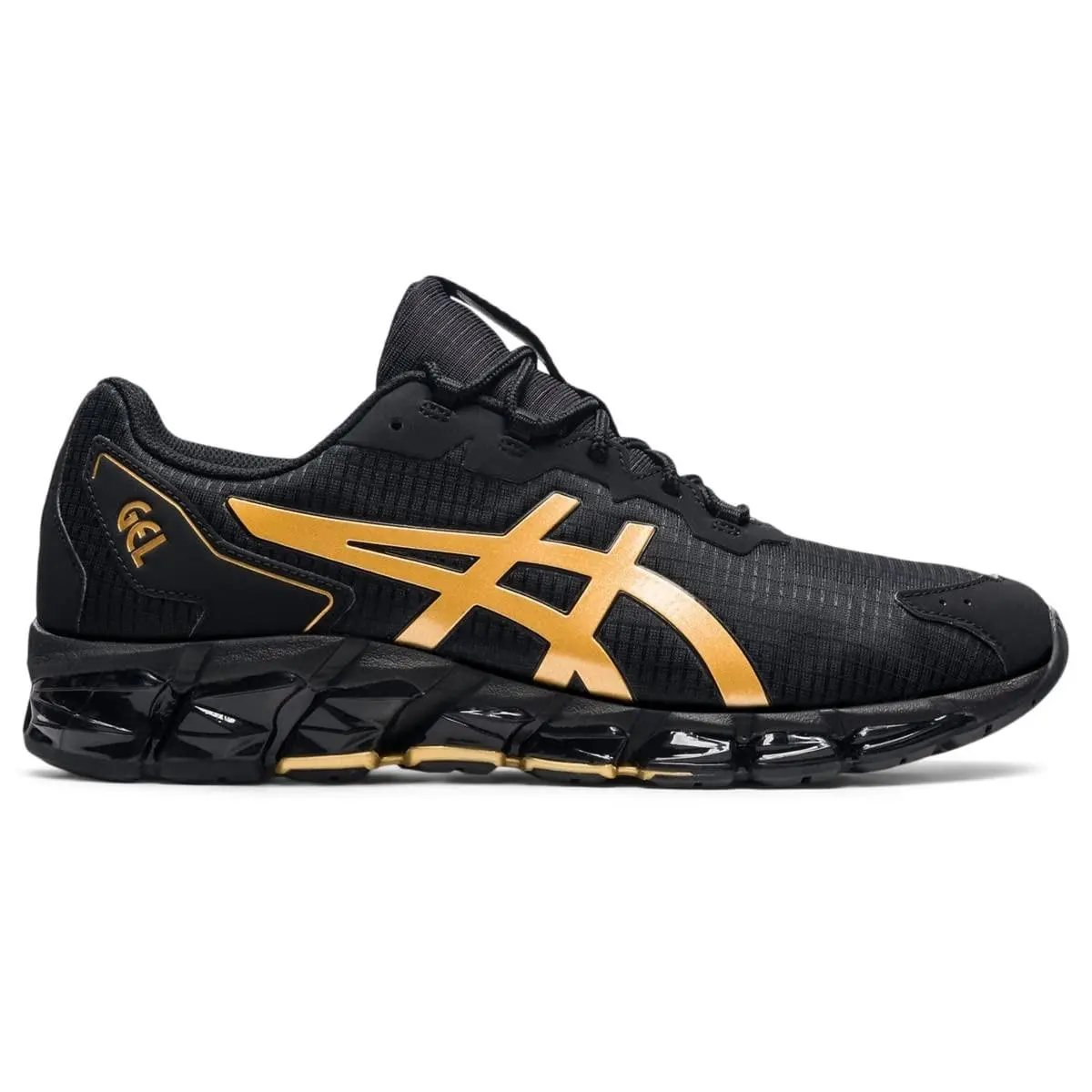 Asics Men`s Gel-quantum 360 6 Trainer Shoes 10 US Black/pure Gold Very Rare