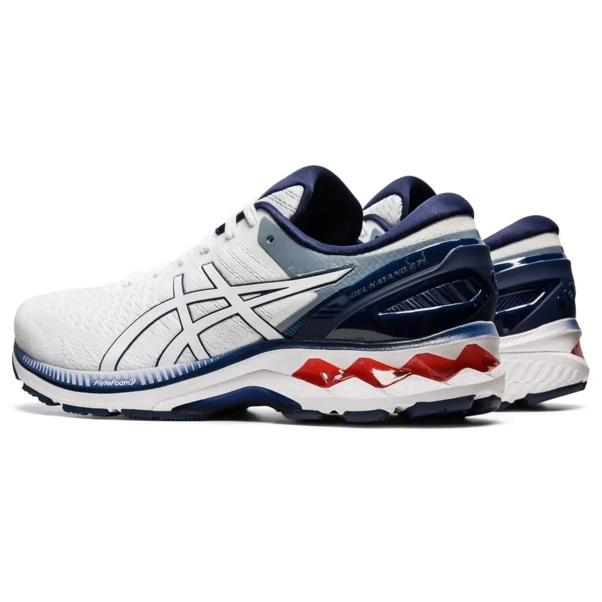 Size 12.5 - Asics Men`s Gel-kayano R 27 White/peacoat 1011A767-100
