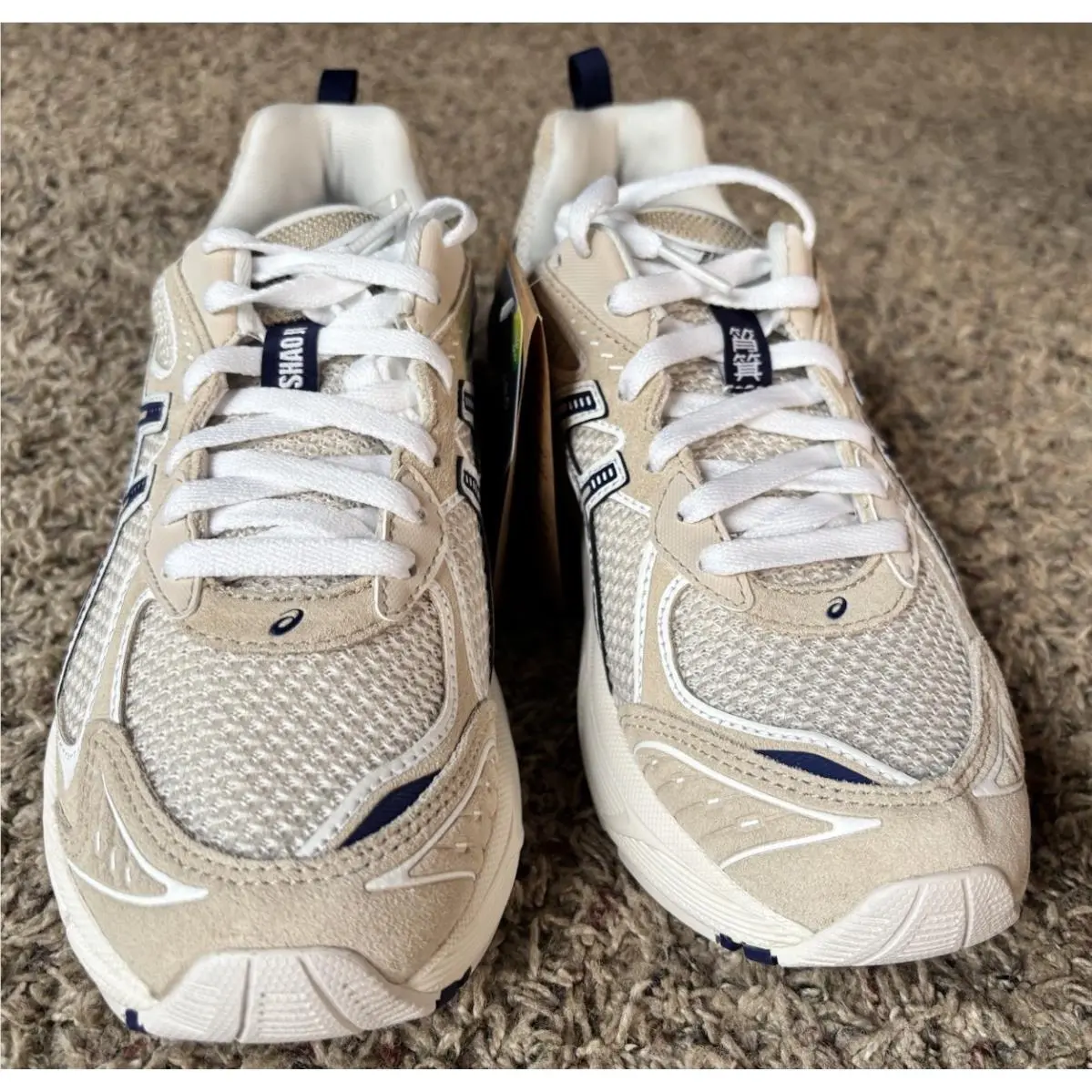 Asics shoes - ASICS GT 2160 - 1203A320-111 - Oatmeal and indigo blue (UPC: 0197298071031) 5