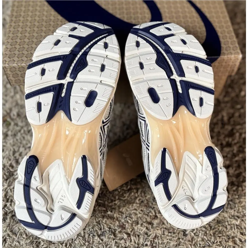 Asics shoes - ASICS GT 2160 - 1203A320-111 - Oatmeal and indigo blue (UPC: 0197298071031) 6