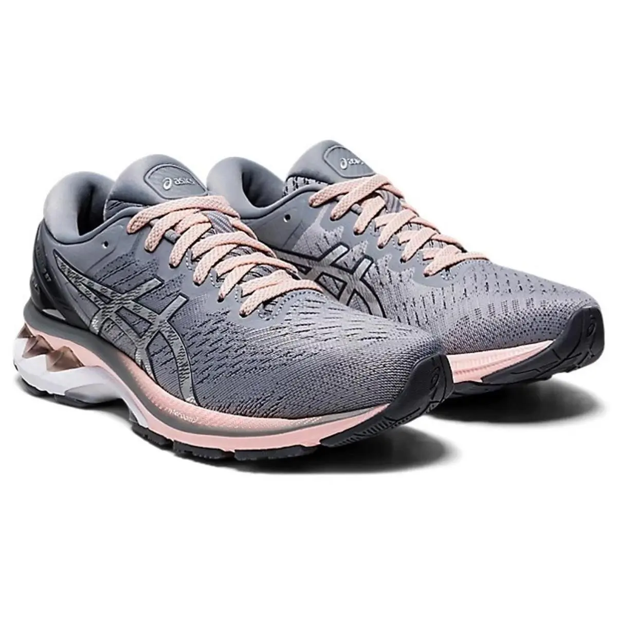 Asics Gel-kayano 27 Womens Running Shoes Size 11 Wide Sheet Rock/pure Silver